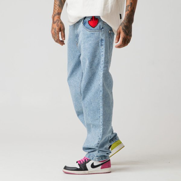 Bee Unusual Feel Good Denim Baggy Pants