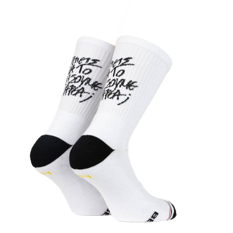 Bee Unusual “Θέλεις” Socks White