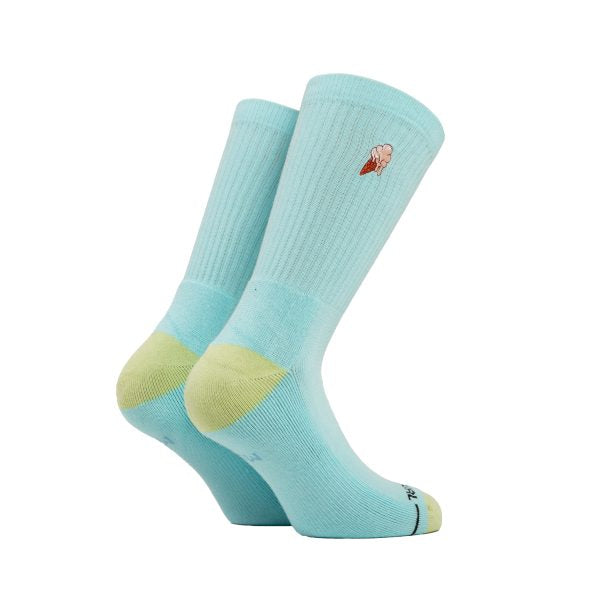 Bee Unusual “Ice Cream” Premium Spring Blue Socks