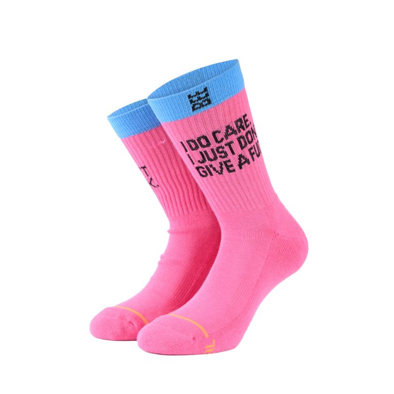 Bee Unusual ” I Do Care premium ” Pink Socks