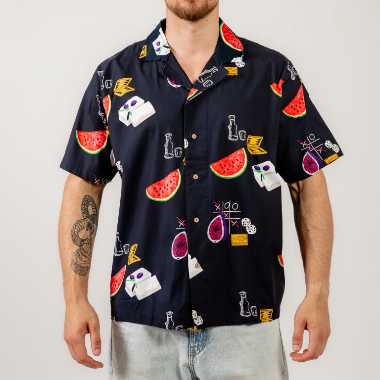 Bee Unusual ” Watermelon Feta” Short Sleeve Shirt