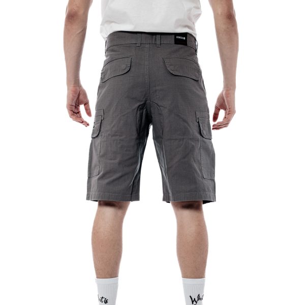 Bee Unusual Ripstop Cargo Shorts Grey