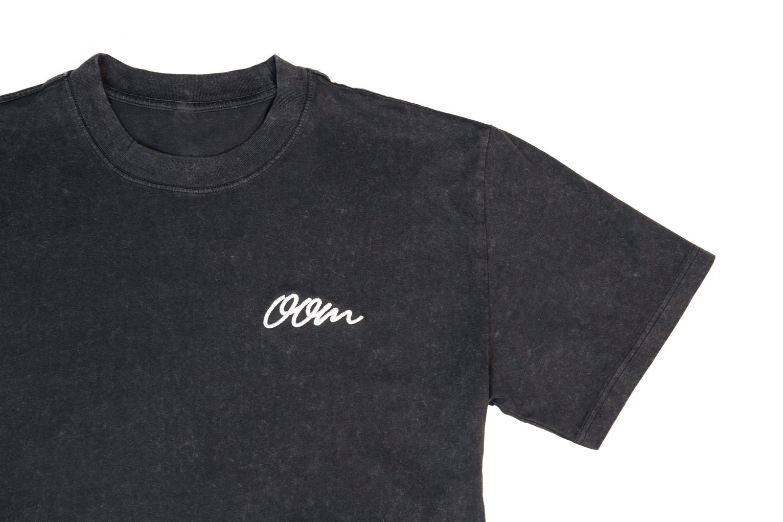 OOM STONE WASH HEAVY TEE (BLACK STONE)