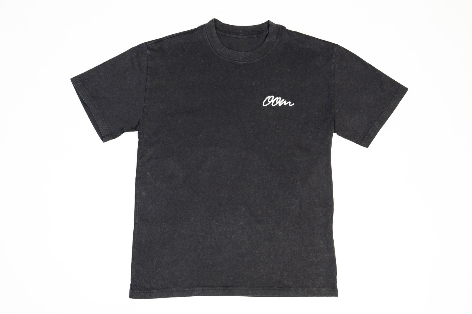 OOM STONE WASH HEAVY TEE (BLACK STONE)
