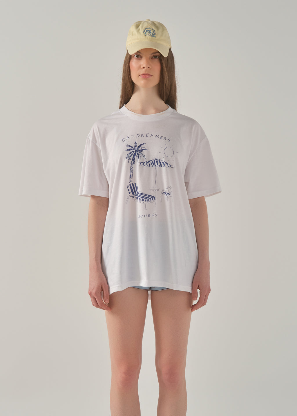 Μπλουζάκι Daydreamers The Brand Mediterranea Λευκό