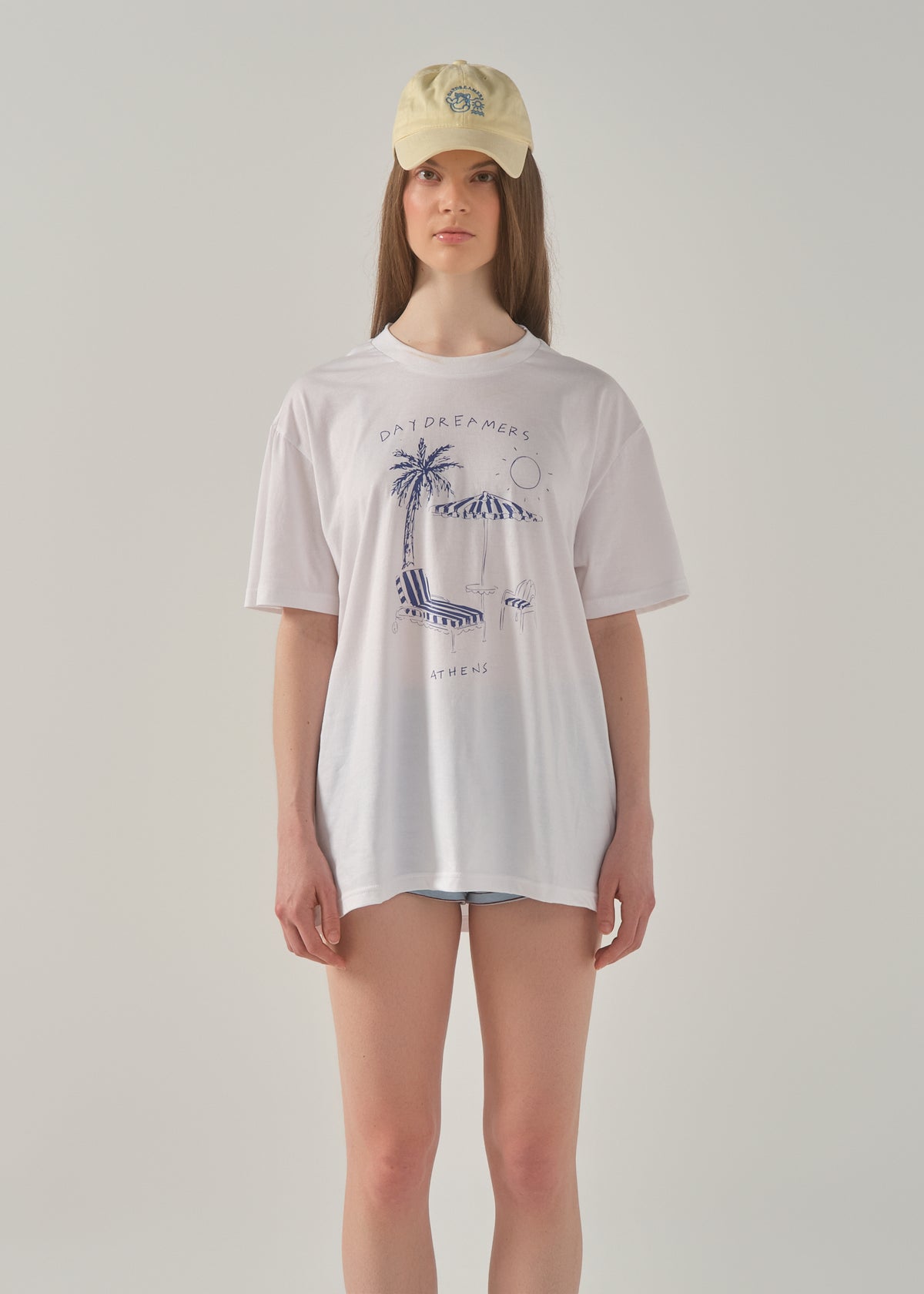 Μπλουζάκι Daydreamers The Brand Mediterranea Λευκό