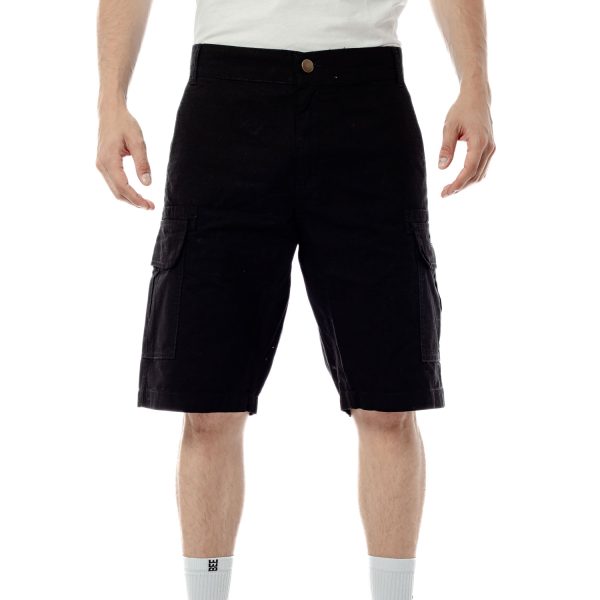 Bee Unusual Ripstop Cargo Shorts Black