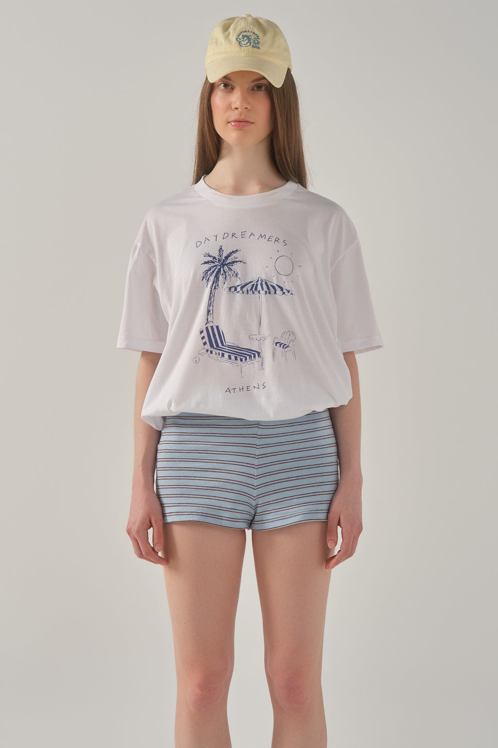 Μπλουζάκι Daydreamers The Brand Mediterranea Λευκό