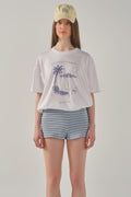 Μπλουζάκι Daydreamers The Brand Mediterranea Λευκό