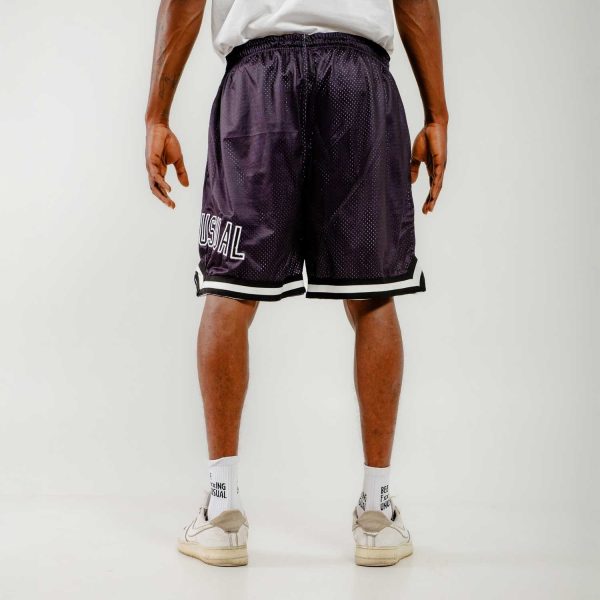 Bee Unusual ” Doily ” Mesh Basketball Shorts Black