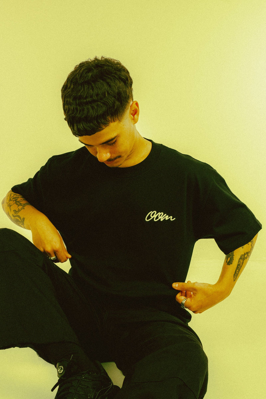 OOM ULTRA HEAVY TEE (BLACK)