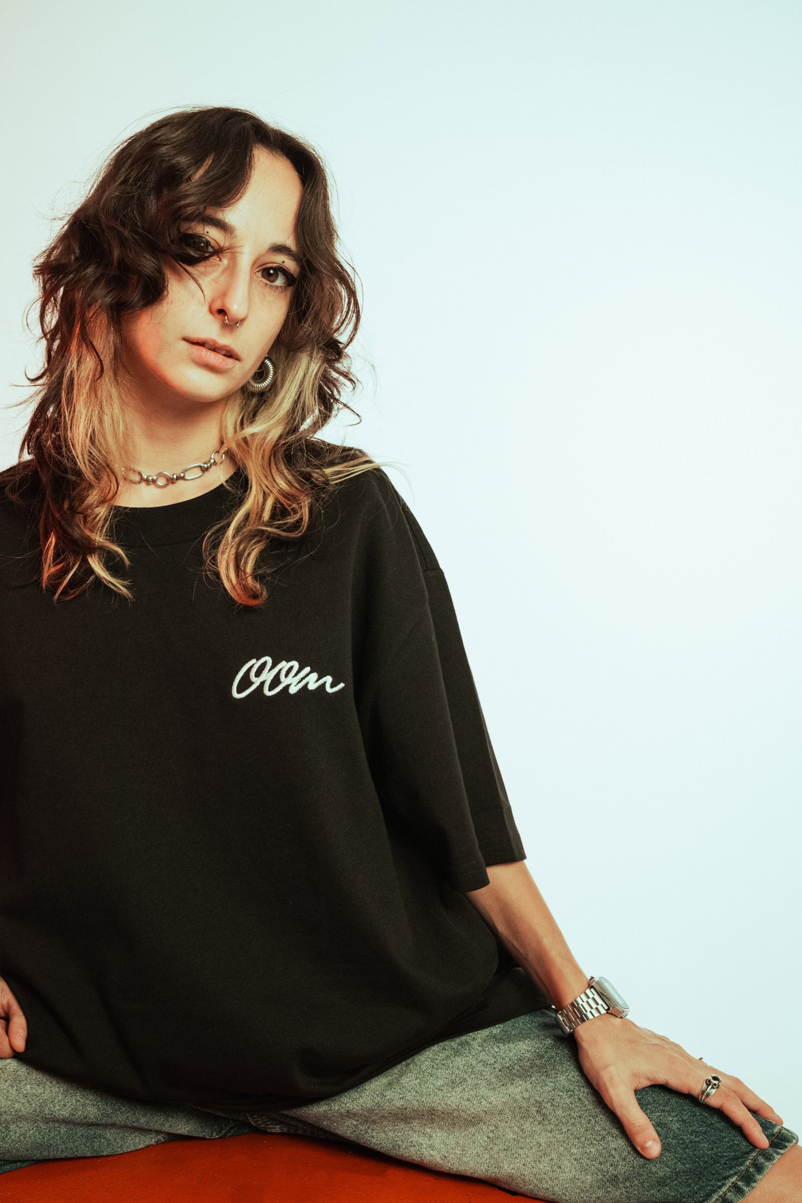OOM ULTRA HEAVY TEE (BLACK)