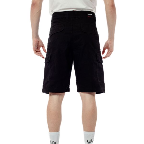 Bee Unusual Ripstop Cargo Shorts Black