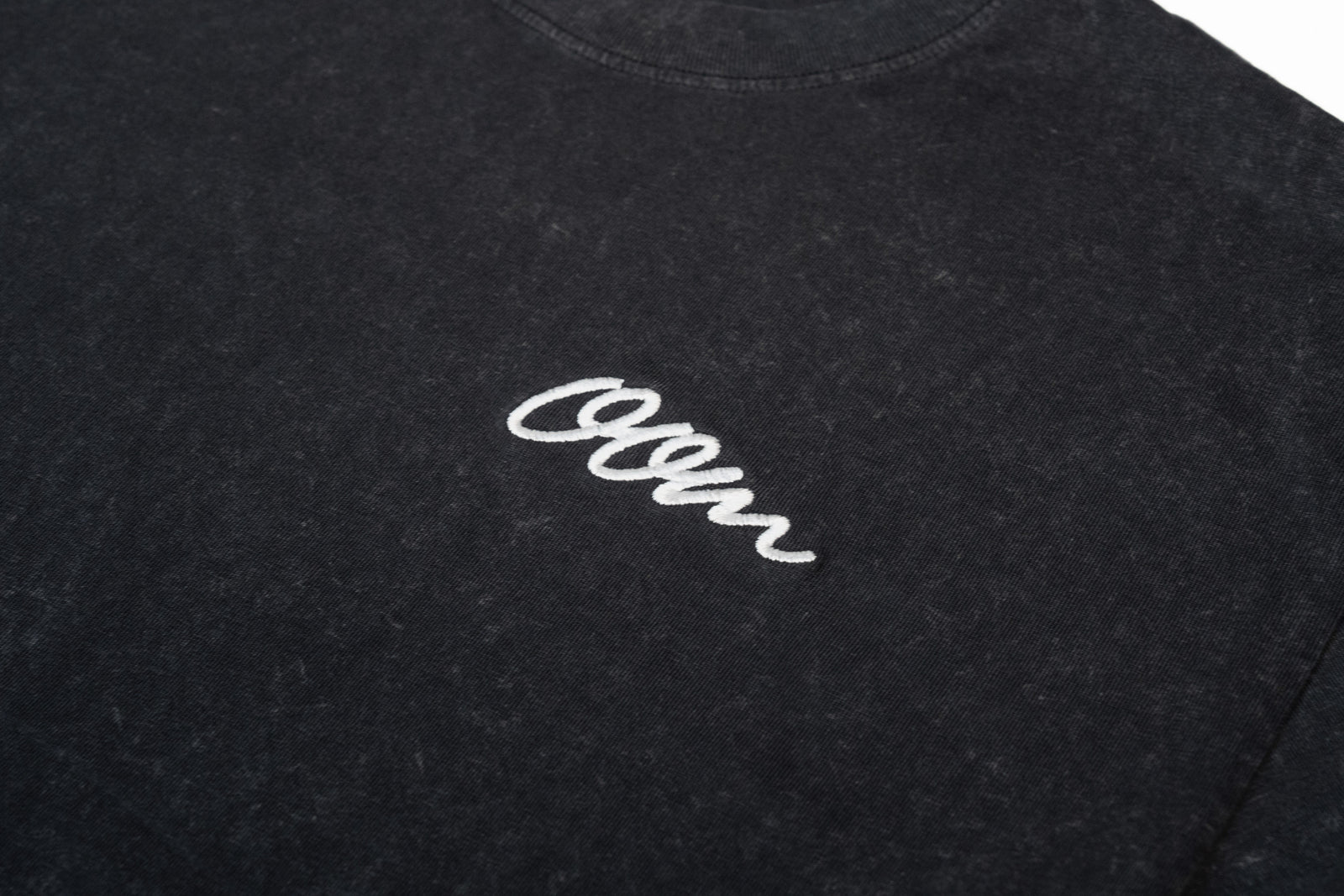 OOM STONE WASH HEAVY TEE (BLACK STONE)