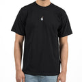 Bee Unusual ” Badass Bitch ” Embroidered Relaxed T-Shirt Black